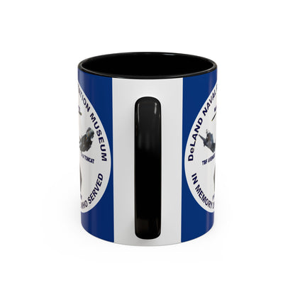 DNASM Student Art Blue Accent Mug by theGreenDragonTavern.shop