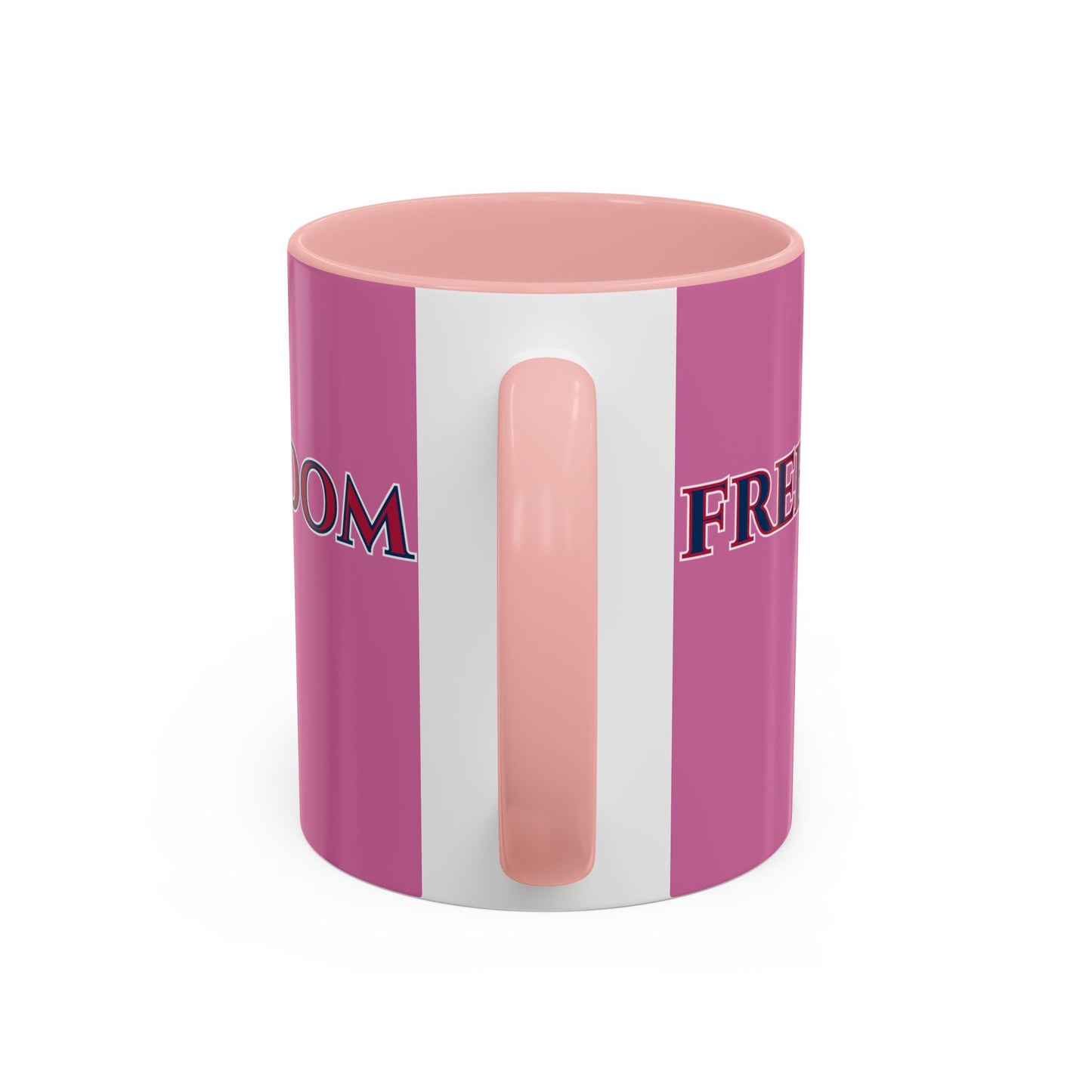 Freedom, Pink Accent Mug by theGreenDragonTavern.shop