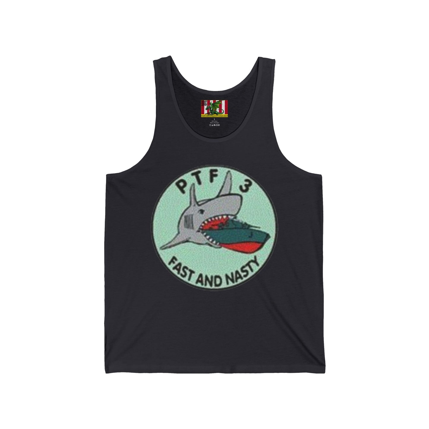DNASM PTF-3 Unisex Jersey Tank Top by theGreenDragonTavern.shop