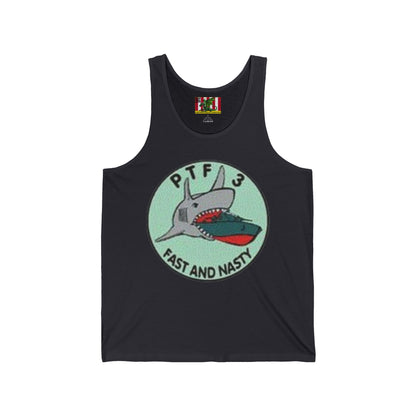 DNASM PTF-3 Unisex Jersey Tank Top by theGreenDragonTavern.shop