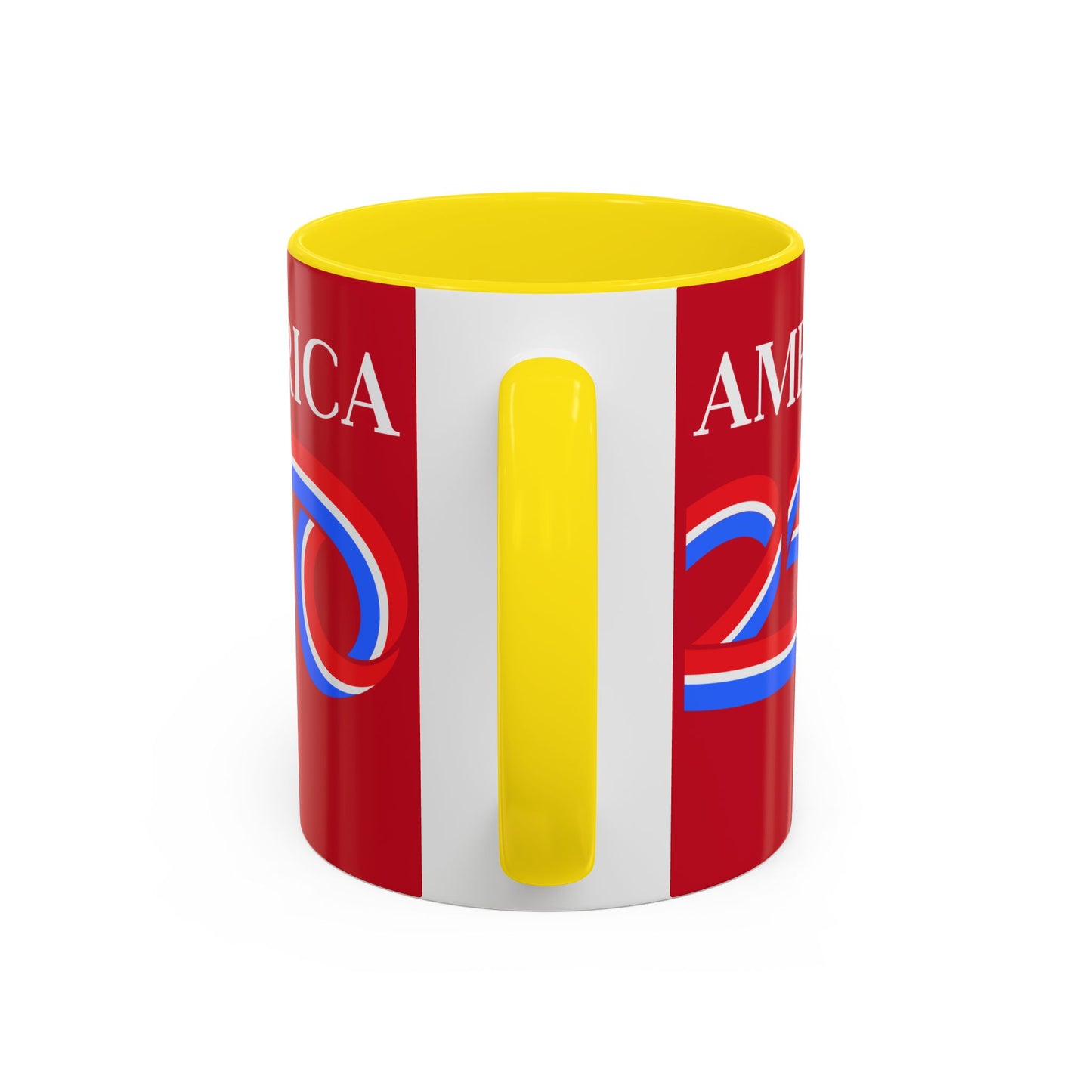 America 250 Red Accent Mug by theGreenDragonTavern.shop