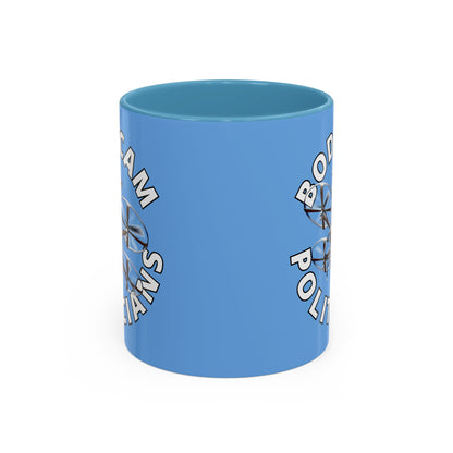 Bodycam the Politicians Drone Light Blue Accent Mug by theGreenDragonTavern.shop