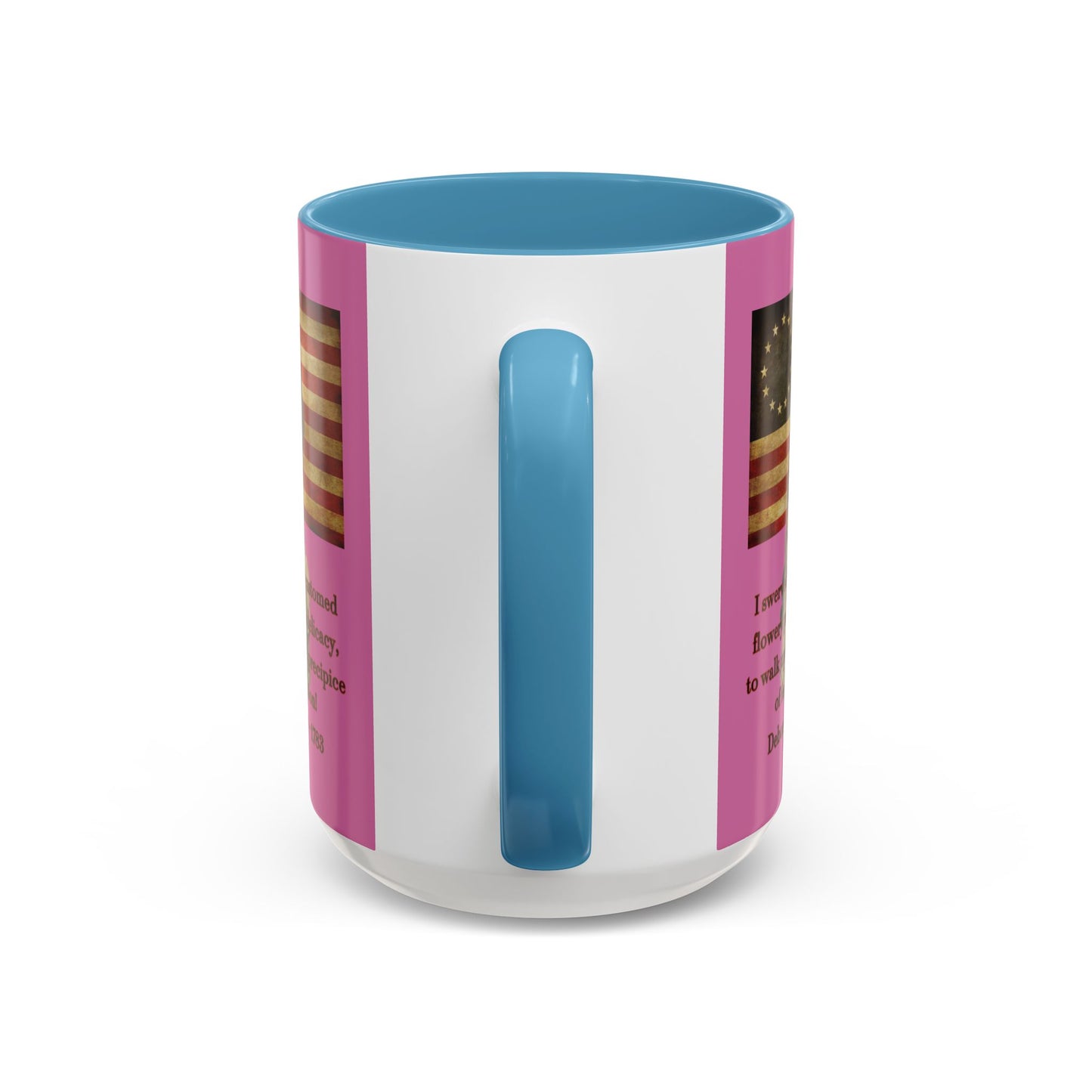 Deborah Sampson, America's Mulan Pink Accent Mug by theGreenDragonTavern.shop