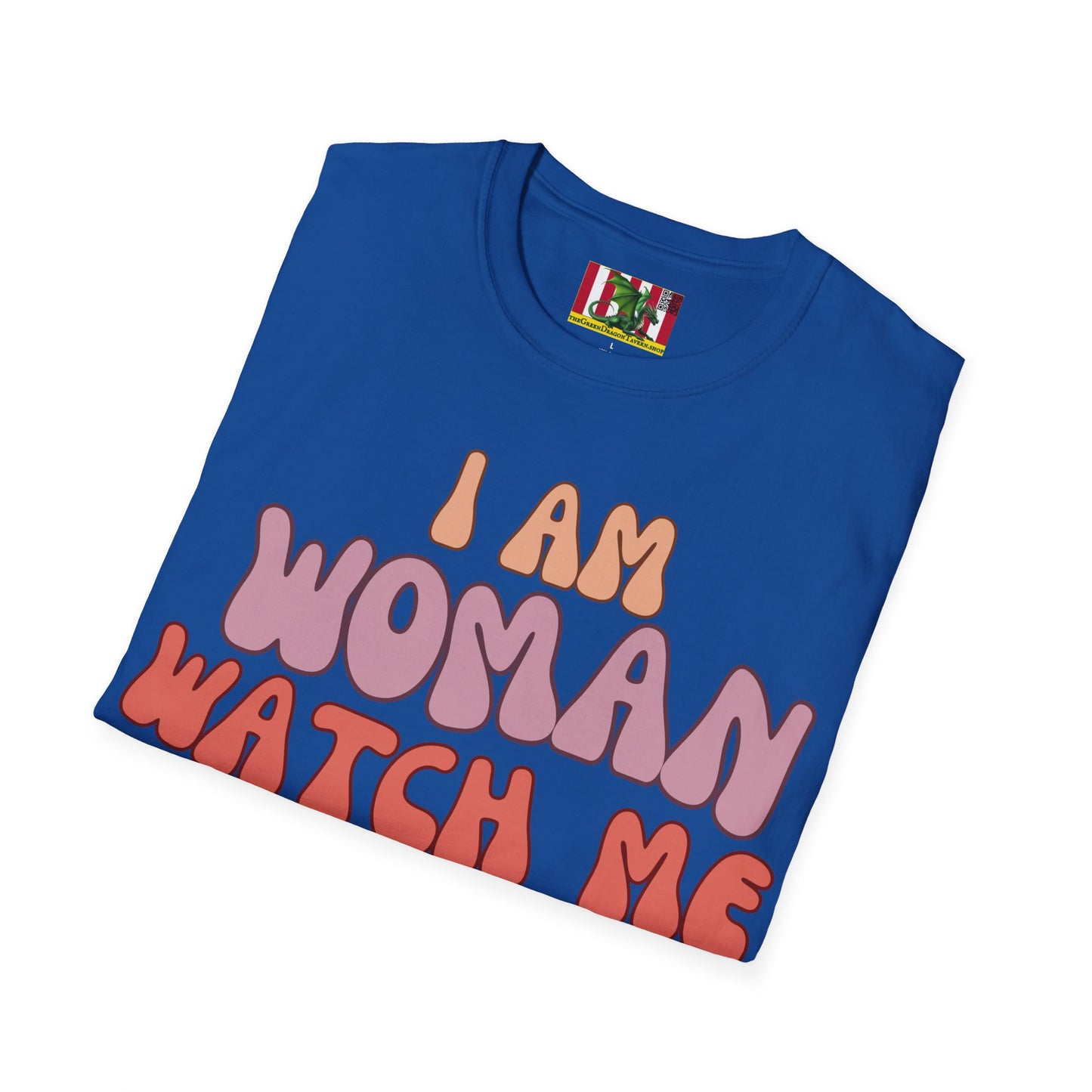 I Am Woman Watch Me Vote DKcolors Unisex T-Shirt by theGreenDragonTavern.shop