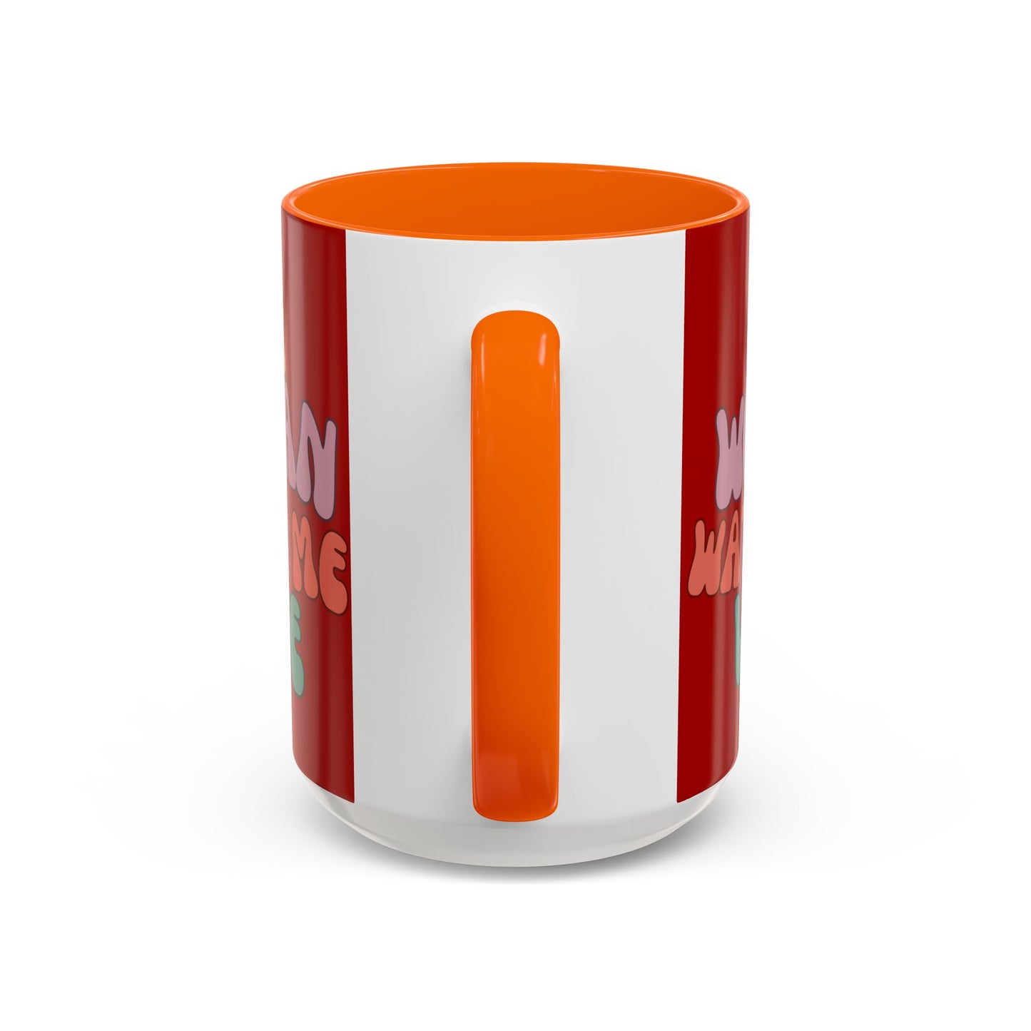 I Am Woman Watch Me Vote Red Accent Mug by theGreenDragonTavern.shop