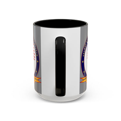 DeLand Naval Air Station Museum Grey Accent Mug by theGreenDragonTavern.shop