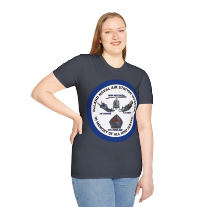 DNASM Student Art Navy Frame Darker colors Unisex T-Shirt by theGreenDragonTavern.shop