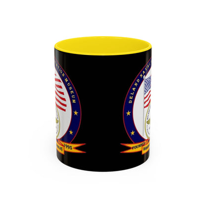DeLand Naval Air Station Museum Black Accent Mug by theGreenDragonTavern.shop