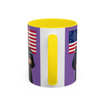 "Traitors and Patriots" Ulysses Grant Light Purple Accent Mug by theGreenDragonTavern.shop