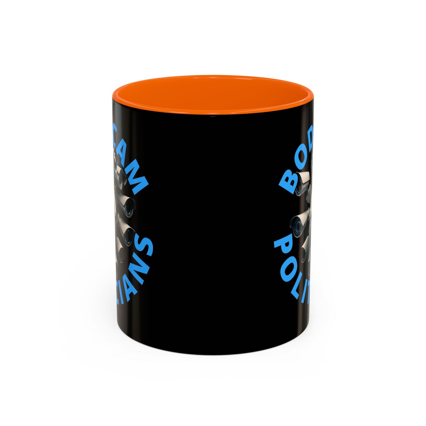 Bodycam the Politicians Cameras Black Accent Mug by theGreenDragonTavern.shop