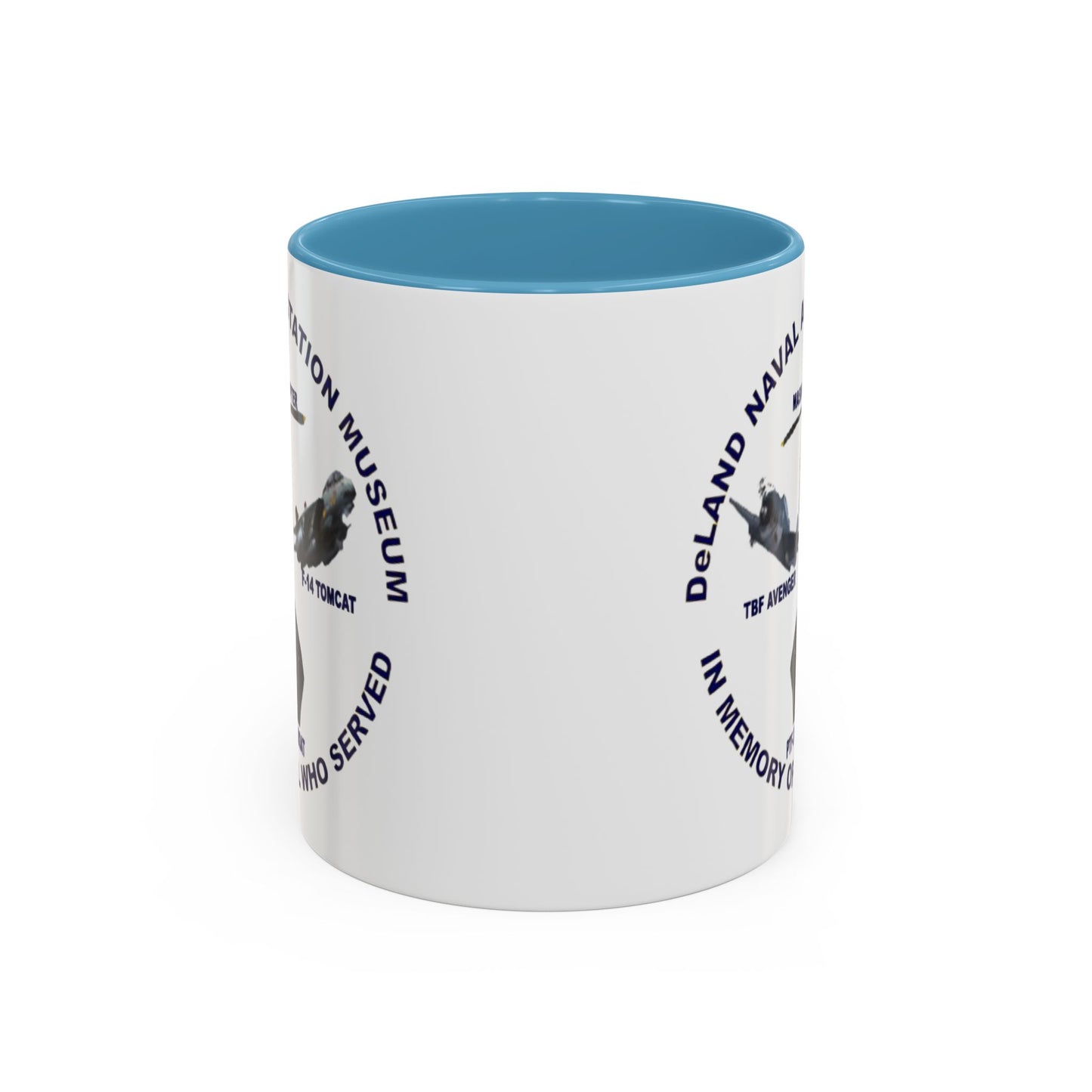DNASM Student art White Accent Mug by theGreenDragonTavern.shop