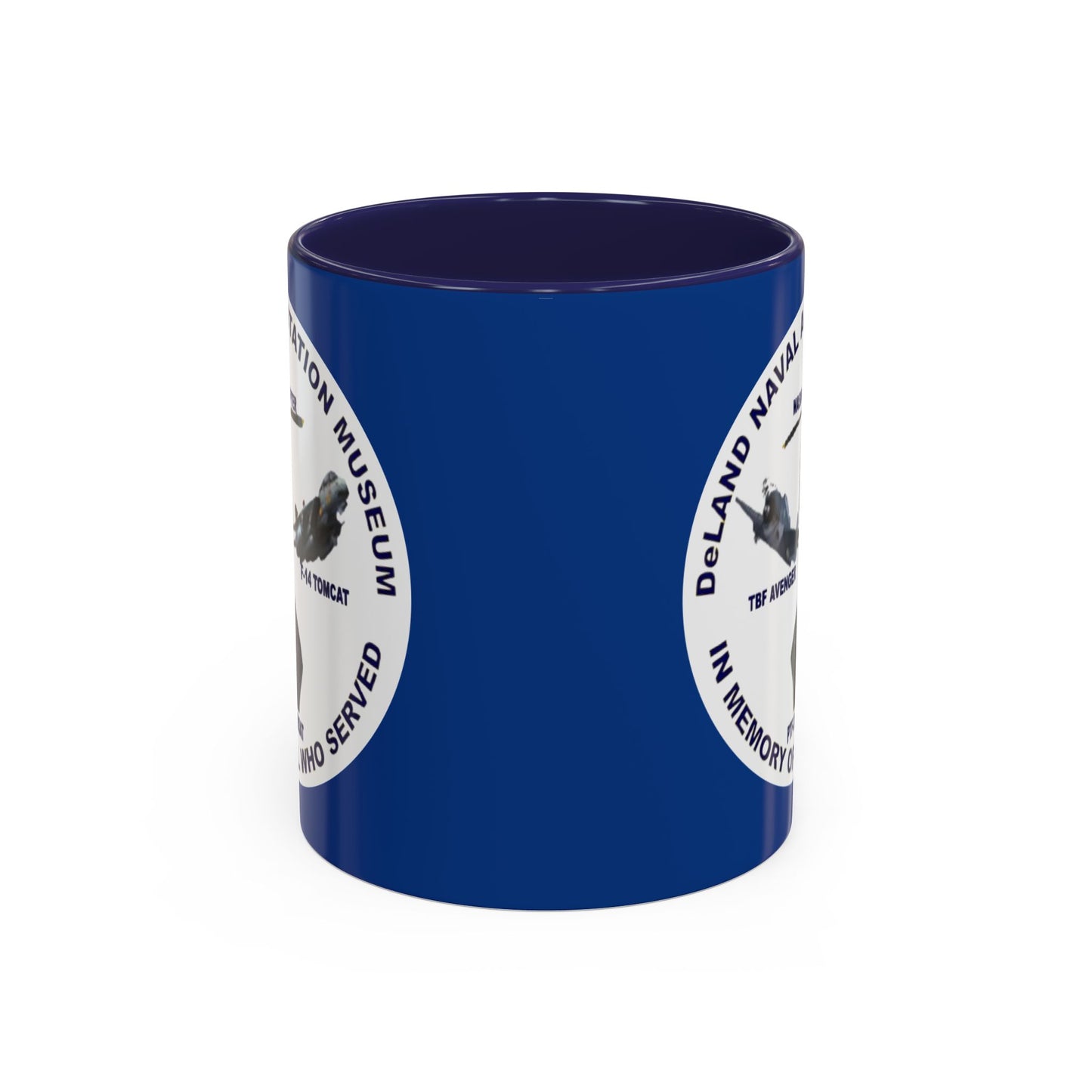 DNASM Student Art Blue Accent Mug by theGreenDragonTavern.shop
