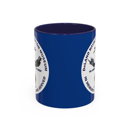 DNASM Student Art Blue Accent Mug by theGreenDragonTavern.shop