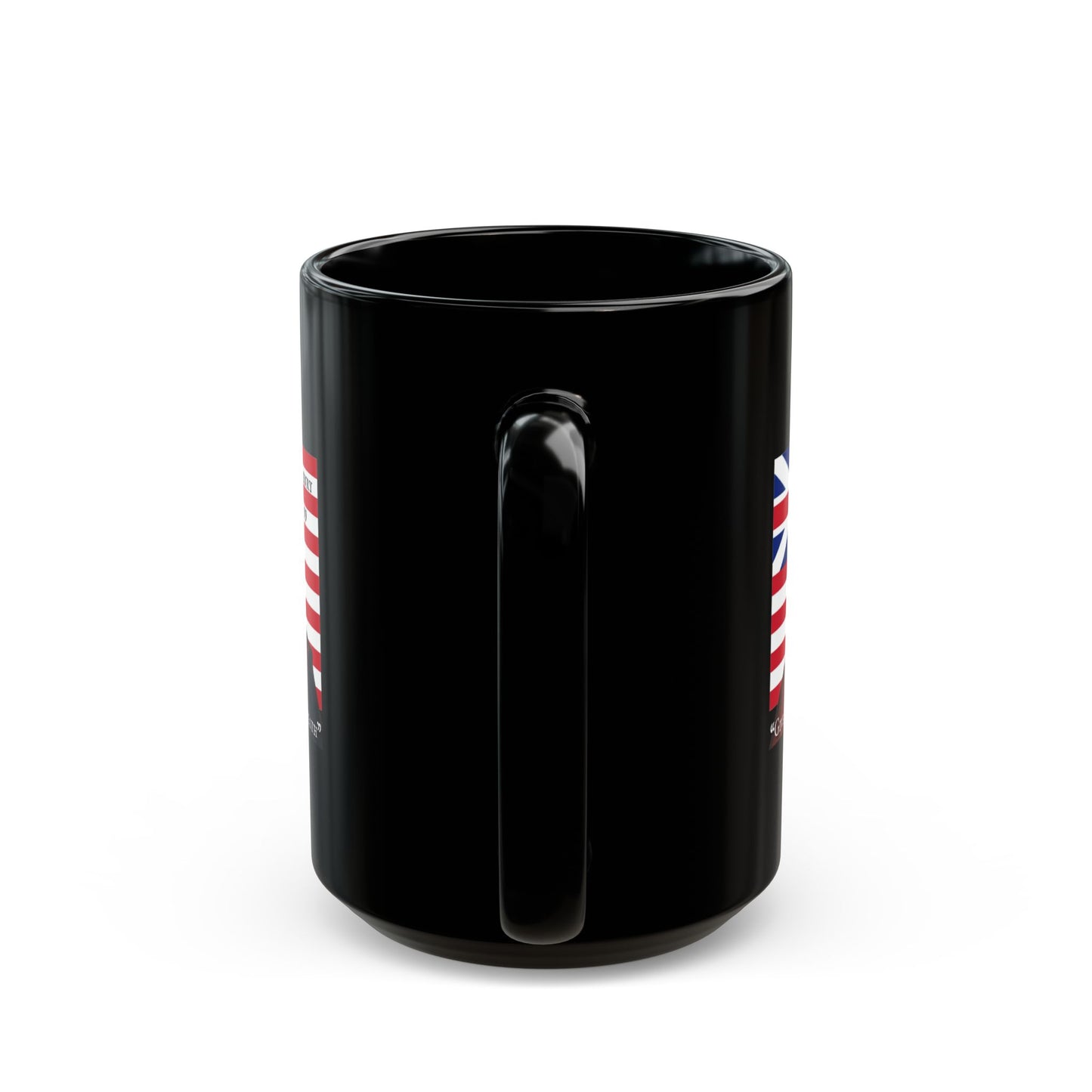 Patrick Henry Black Mug by theGreenDragonTavern.shop