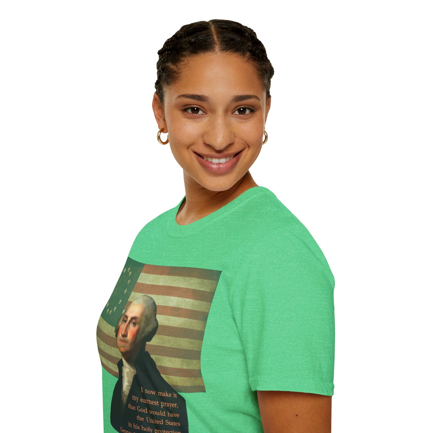 Washington's Earnest Prayer Dark colors Unisex T-Shirt by theGreenDragonTavern.shop