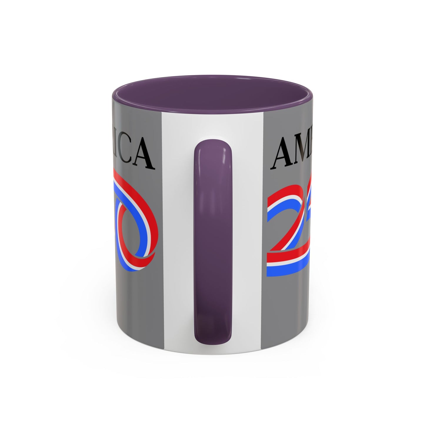 America 250 Grey Accent Mug by theGreenDragonTavern.shop