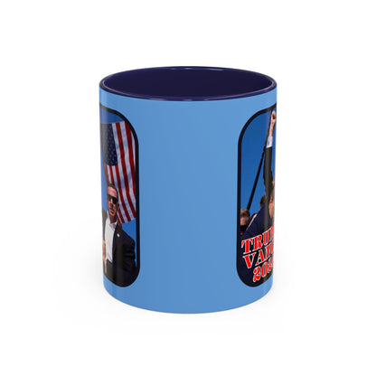 Trump and Vance 2024 Accent Mug by theGreenDragonTavern.shop