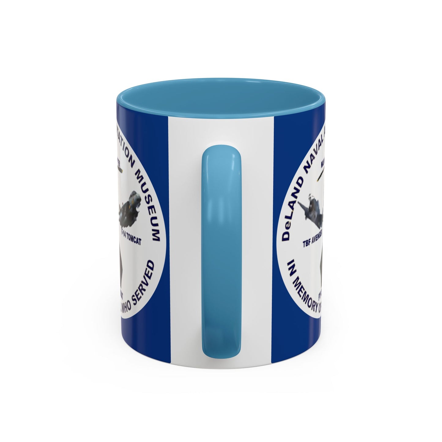 DNASM Student Art Blue Accent Mug by theGreenDragonTavern.shop