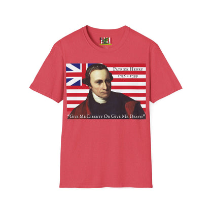 Patrick Henry Light colors Unisex T-Shirt by theGreenDragonTavern.shop