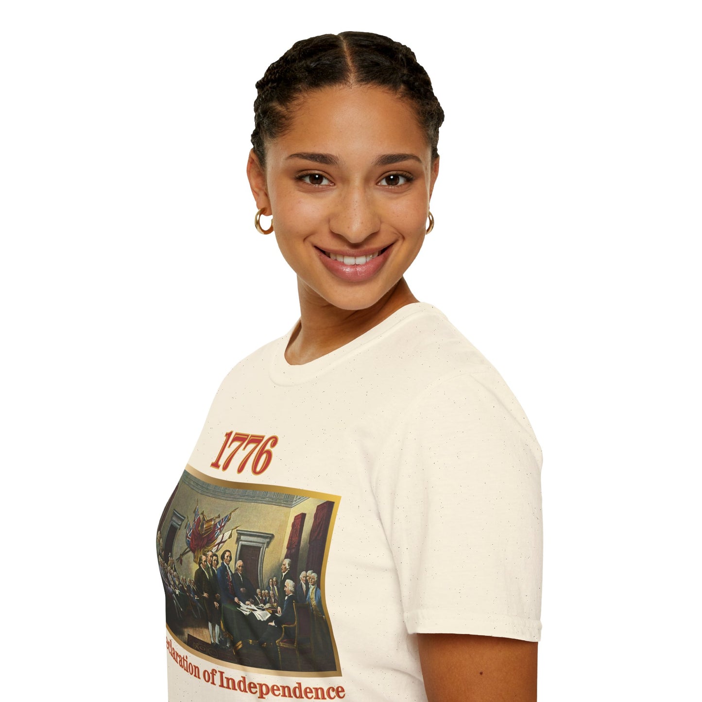 Declaration of Independence Light colors Unisex T-Shirt by theGreenDragonTavern.shop