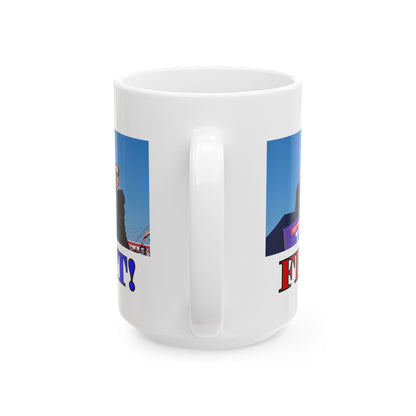 Fight! White Mug by theGreenDragonTavern.shop