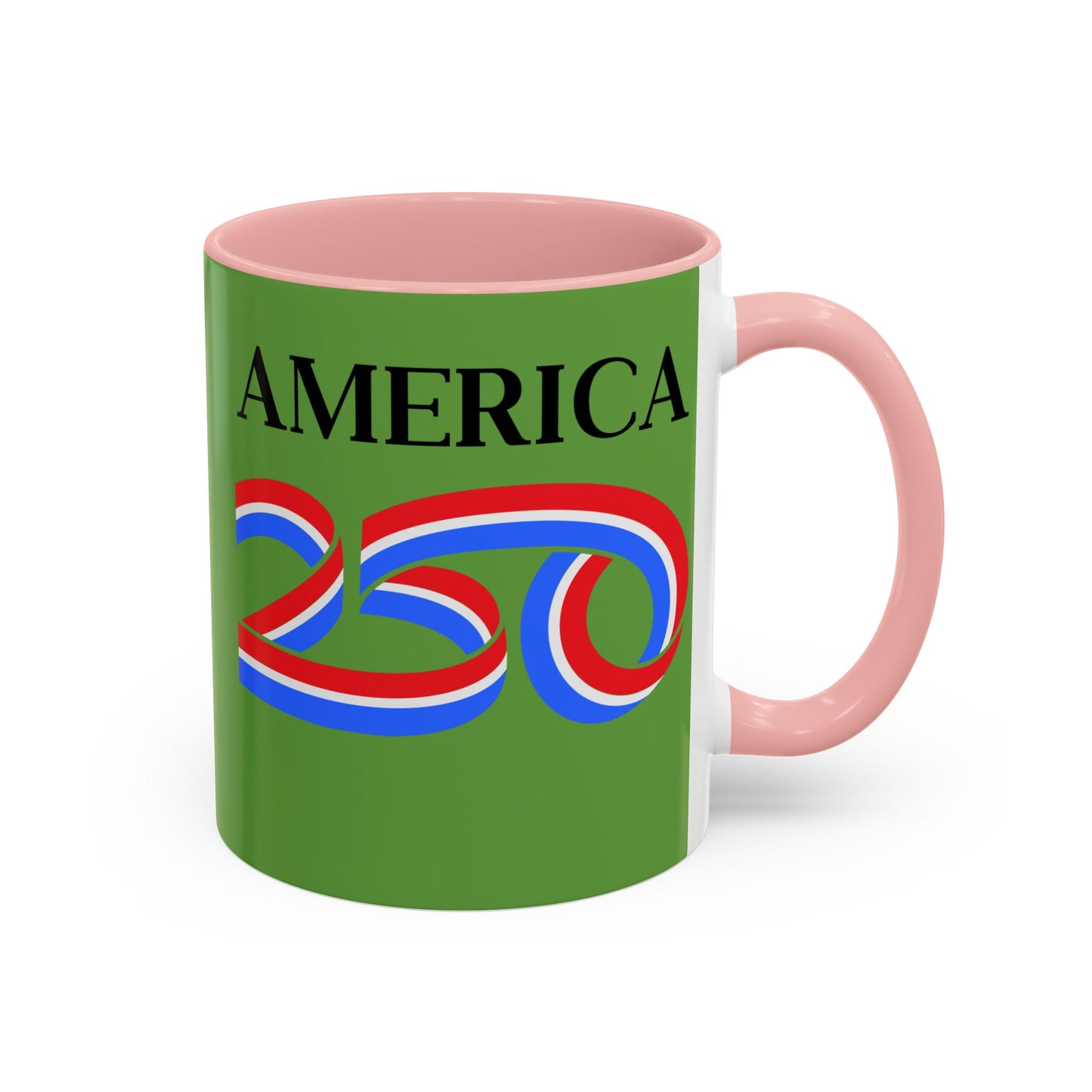 America 250 Green Accent Mug by theGreenDragonTavern.shop