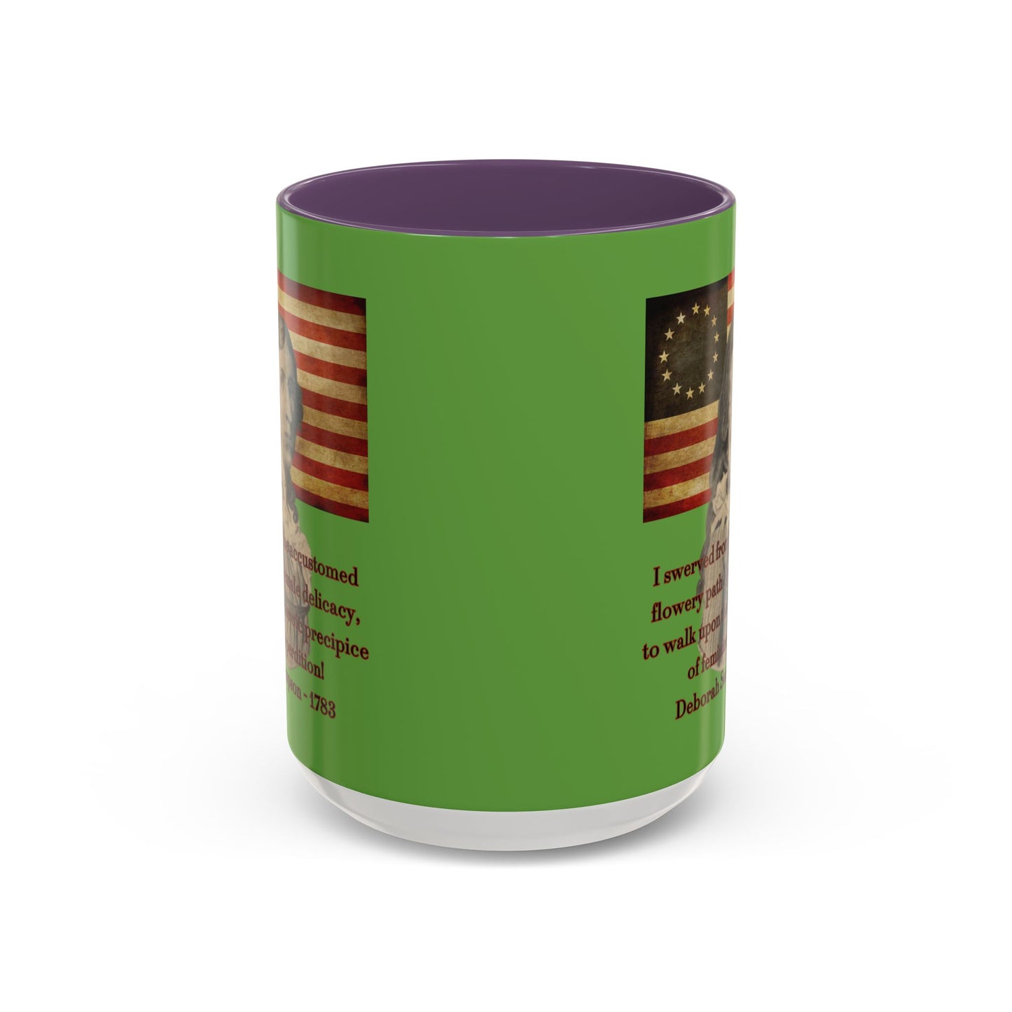 Deborah Sampson, America's Mulan Green Accent Mug by theGreenDragonTavern.shop