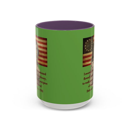 Deborah Sampson, America's Mulan Green Accent Mug by theGreenDragonTavern.shop