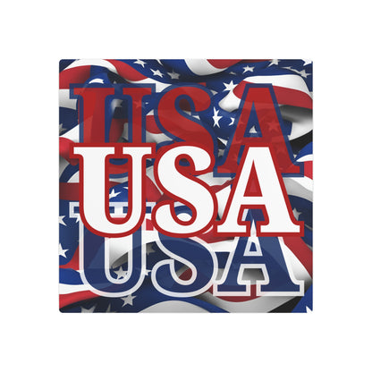 USA! USA! USA White Center Metal Art Sign by theGreenDragonTavern.shop