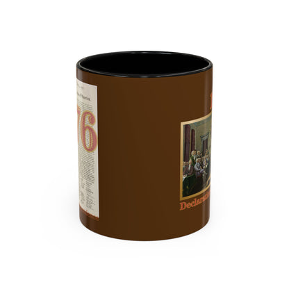 Declaration of Independence Brown Accent Mug by theGreenDragonTavern.shop