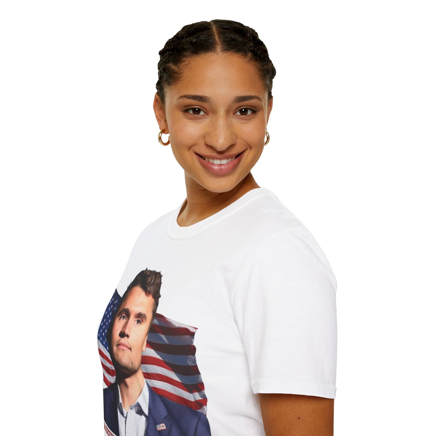 Charlie Kirk, Healthy Debate Light colors Unisex T-Shirt by theGreenDragonTavern.shop