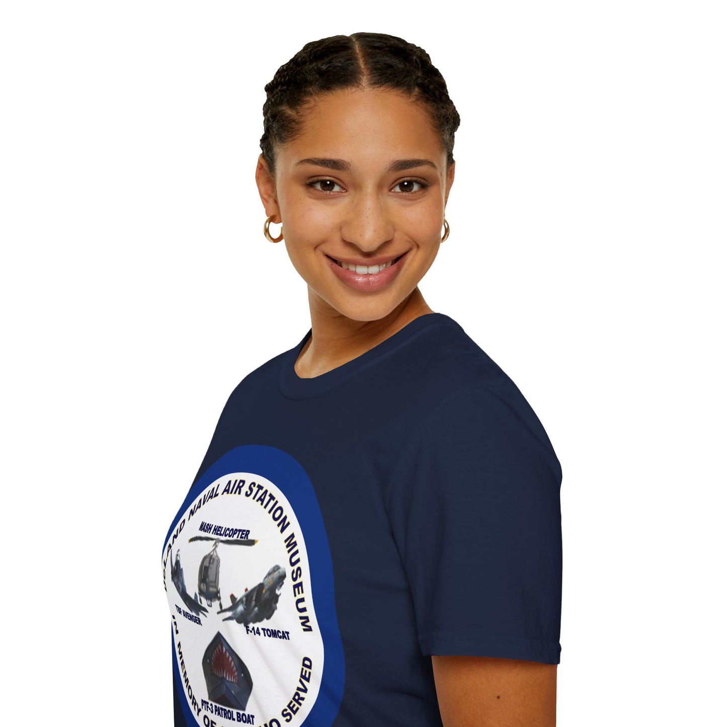 DNASM Student Art Navy Frame Darker colors Unisex T-Shirt by theGreenDragonTavern.shop