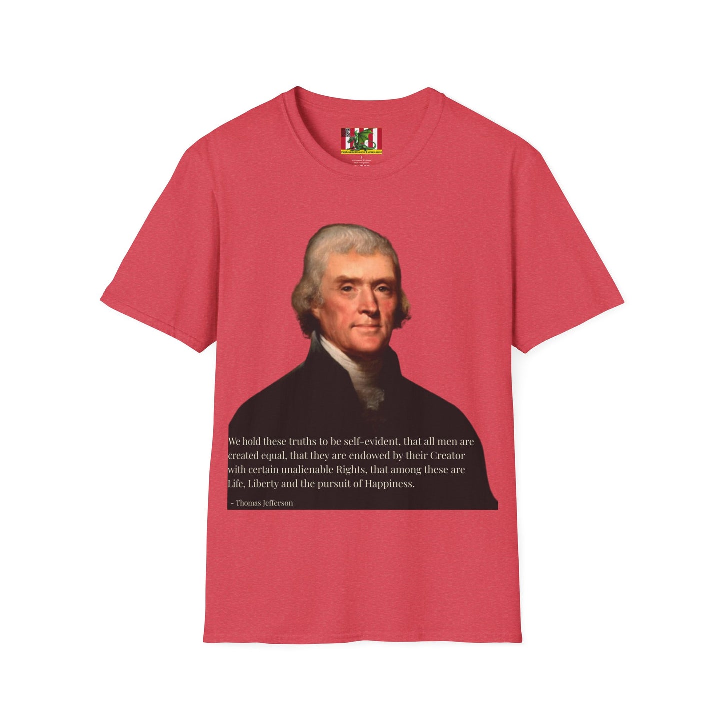We hold these truths to be self-evident Light colors Unisex T-Shirt by theGreenDragonTavern.shop