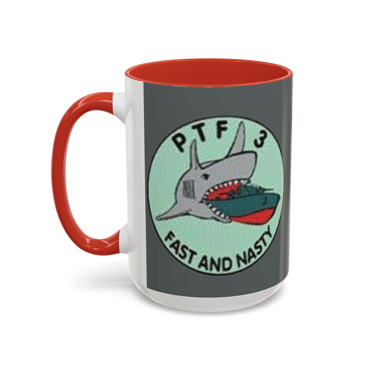 DNASM PTF-3 Grey Accent Mug by theGreenDragonTavern.shop
