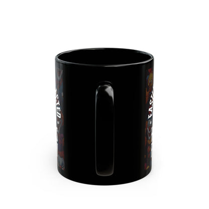 Easily Distracted by Heinous Fuckery Little Jinx Black Mug by theGreenDragonTavern.shop