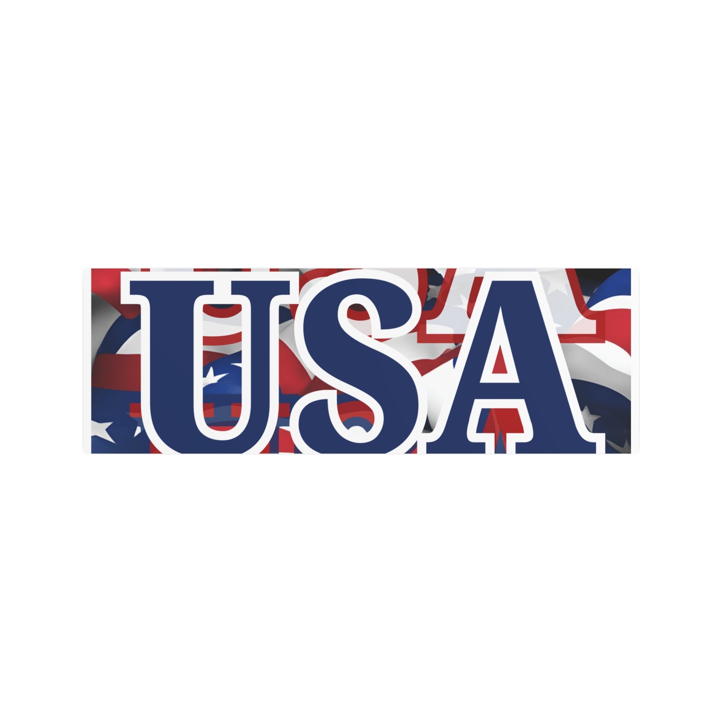 USA! USA! USA Blue Center Metal Art Sign by theGreenDragonTavern.shop