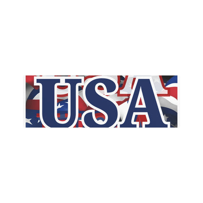 USA! USA! USA Blue Center Metal Art Sign by theGreenDragonTavern.shop