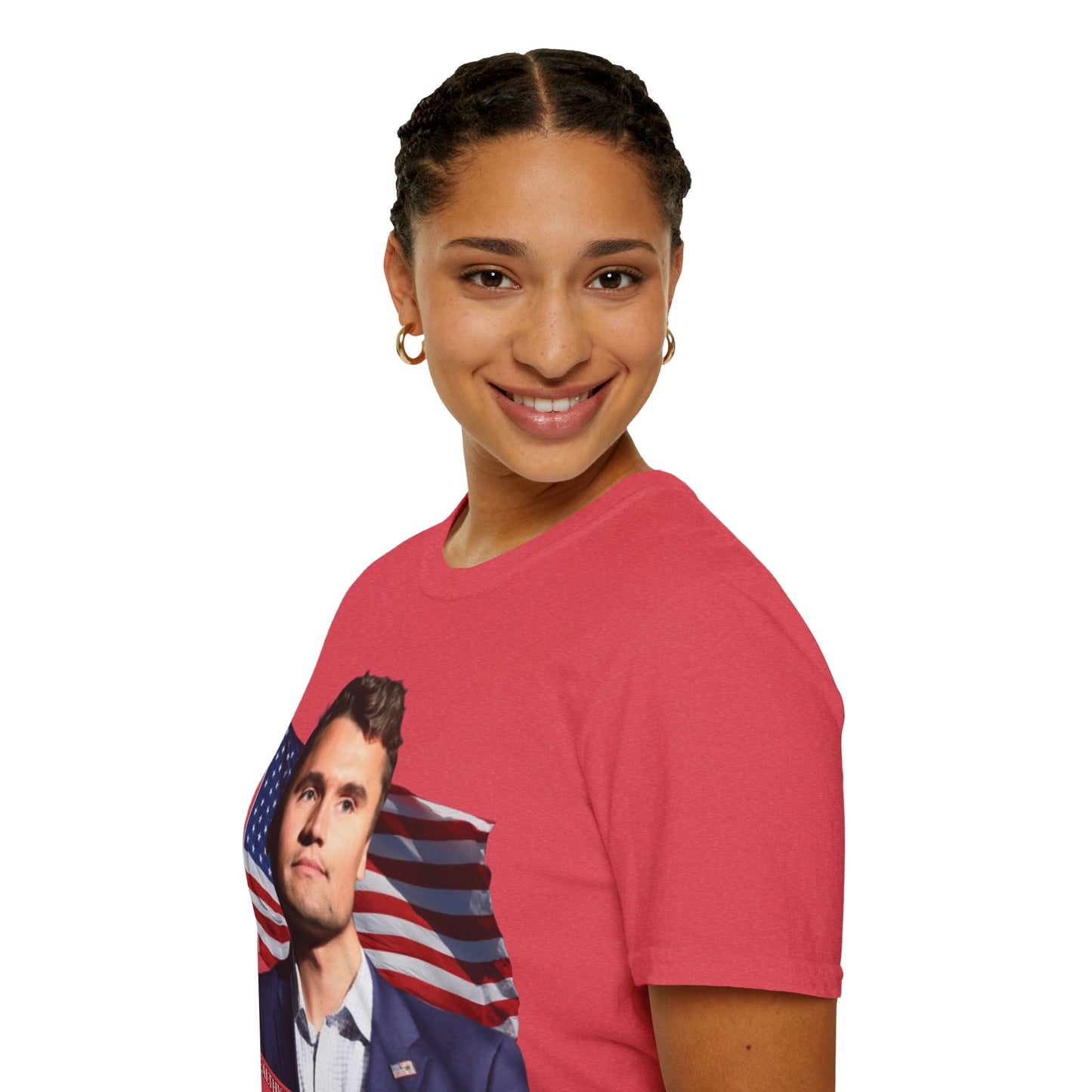 Charlie Kirk, Healthy Debate Light colors Unisex T-Shirt by theGreenDragonTavern.shop