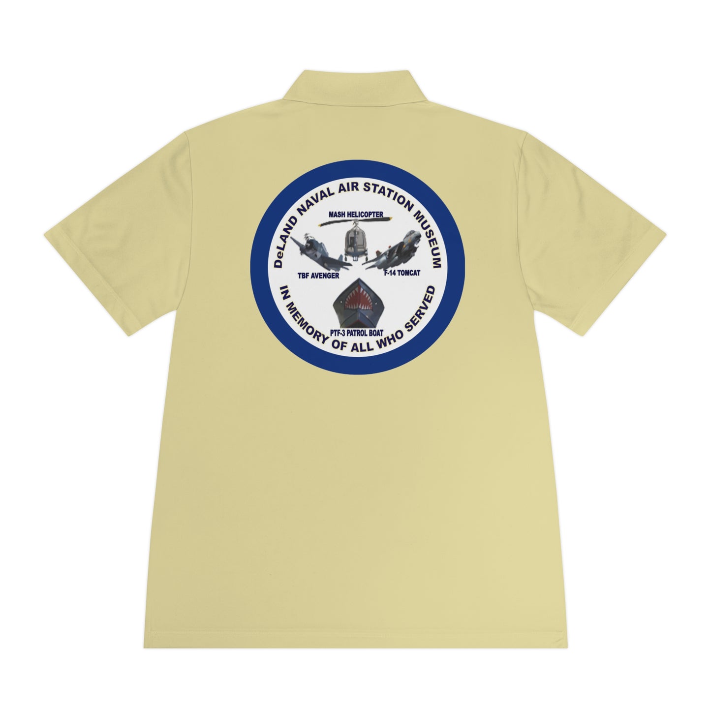 DNASM Student Art Navy Frame, 2-Sided Sport Polo Shirt by theGreenDragonTavern.shop