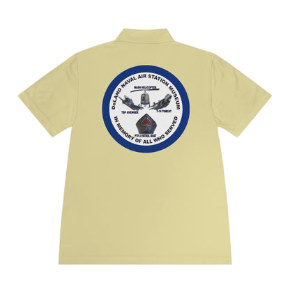 DNASM Student Art Navy Frame, 2-Sided Sport Polo Shirt by theGreenDragonTavern.shop