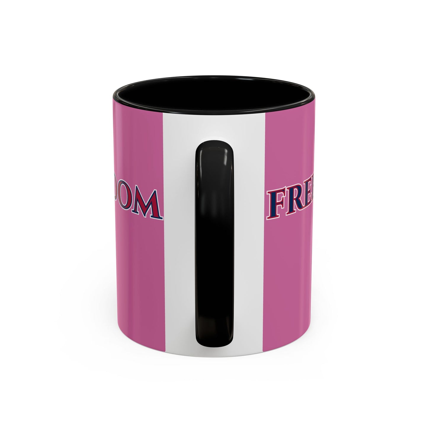 Freedom, Pink Accent Mug by theGreenDragonTavern.shop
