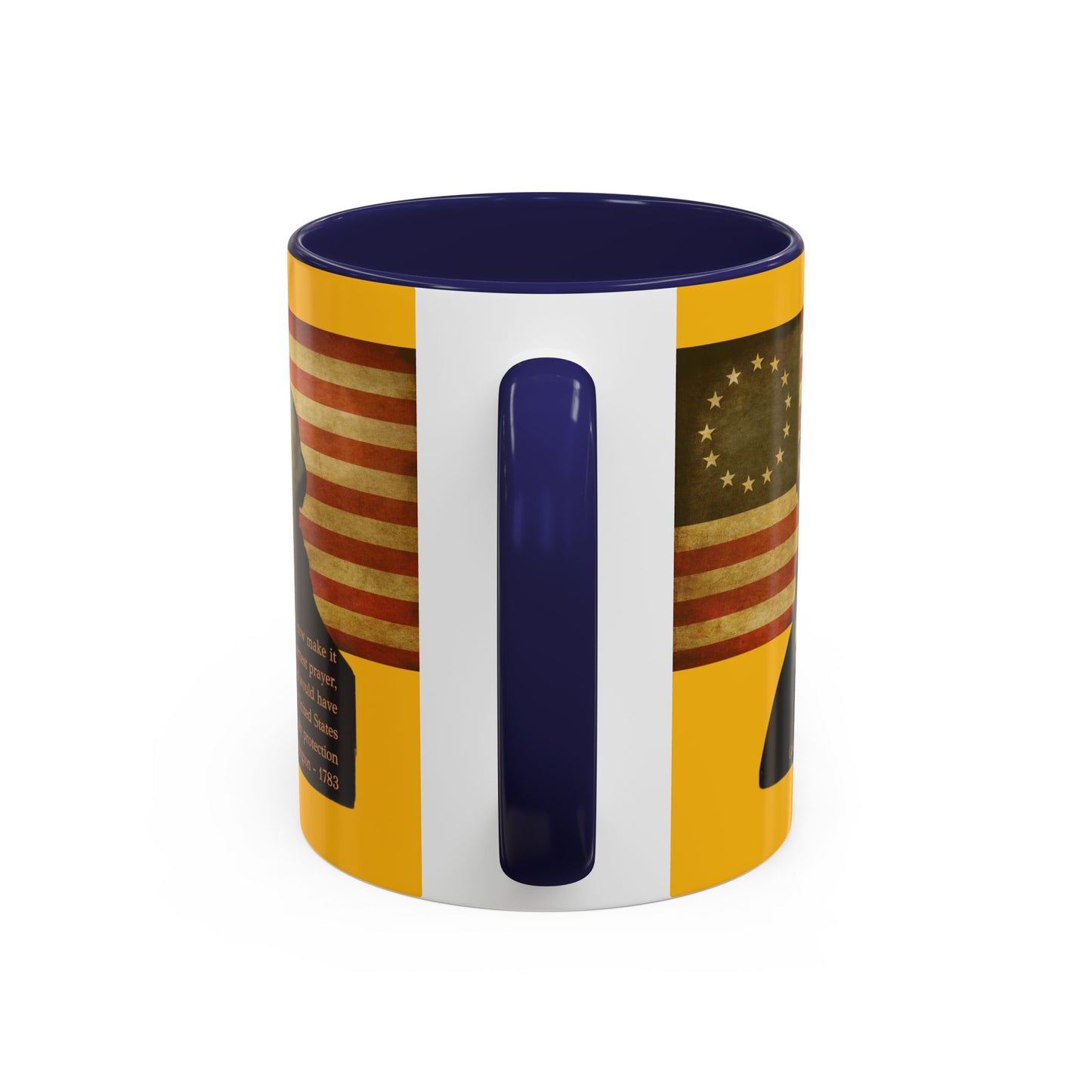 Washington's Earnest Prayer Yellow Accent Mug by theGreenDragonTavern.shop