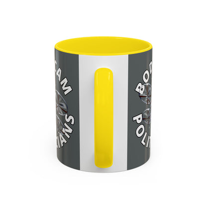 Bodycam the Politicians Drone Grey Accent Mug by theGreenDragonTavern.shop