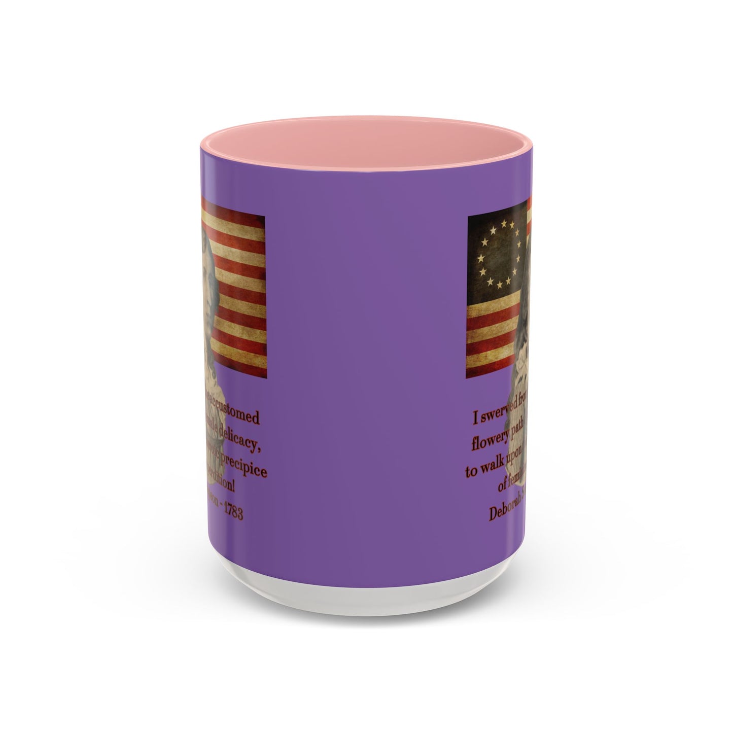 Deborah Sampson, America's Mulan Light Purple Accent Mug by theGreenDragonTavern.shop