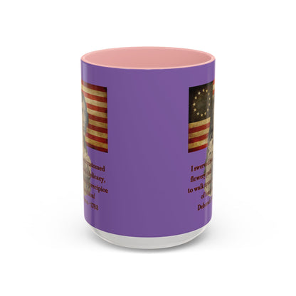 Deborah Sampson, America's Mulan Light Purple Accent Mug by theGreenDragonTavern.shop
