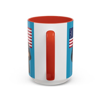 "Traitors and Patriots" Ulysses Grant Turquoise Accent Mug by theGreenDragonTavern.shop