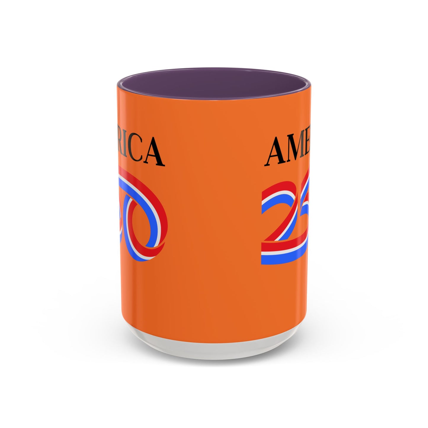 America 250 Orange Accent Mug by theGreenDragonTavern.shop