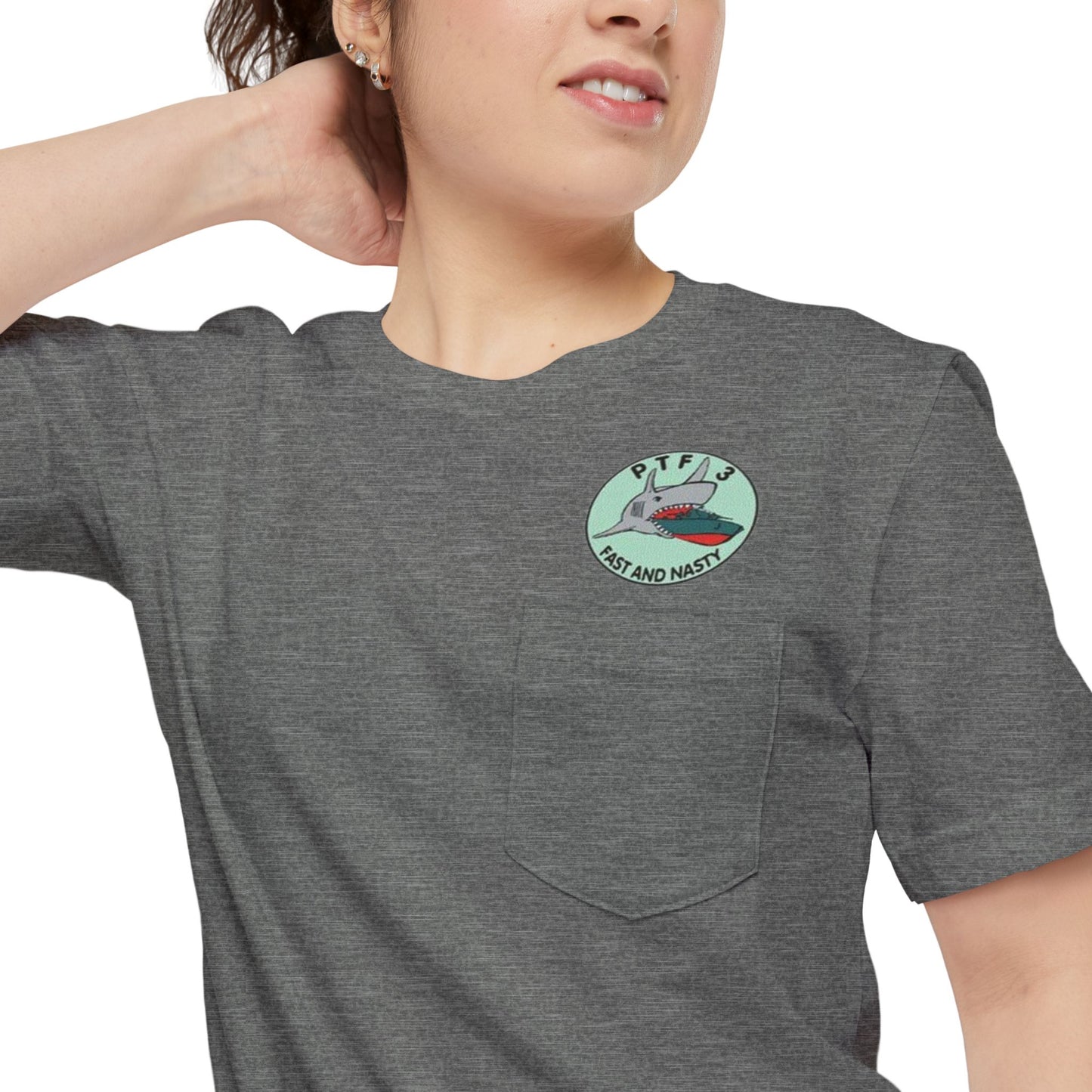 DNASM PTF-3 Unisex Pocket T-Shirt by theGreenDragonTavern.shop