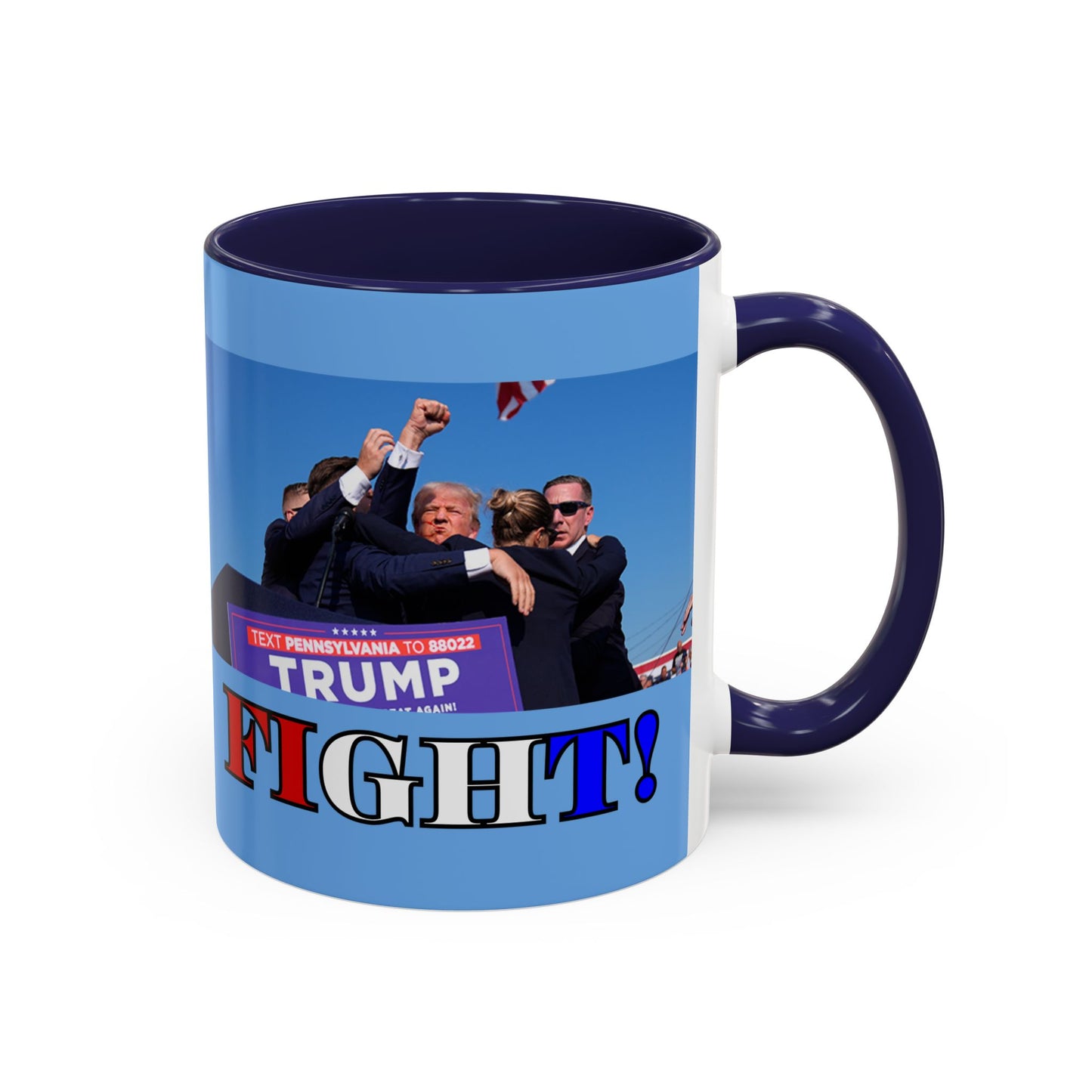 Fight! Accent Mug by theGreenDragonTavern.shop
