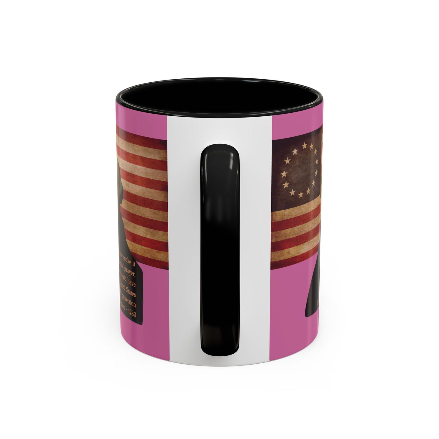 Washington's Earnest Prayer Pink Accent Mug by theGreenDragonTavern.shop